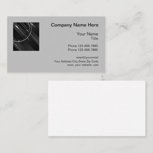 Technologiediensten Modern Visitekaartje (Voorkant / Achterkant)