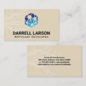 Technologienetwerk Logo | Circuits Visitekaartje (Voorkant / Achterkant)