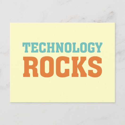 TechnologieRocks Briefkaart (Voorkant)