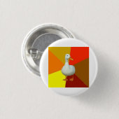 Technologisch achtergestelde eendenadviezen — Dier Ronde Button 3,2 Cm (Voorkant /achterkant)