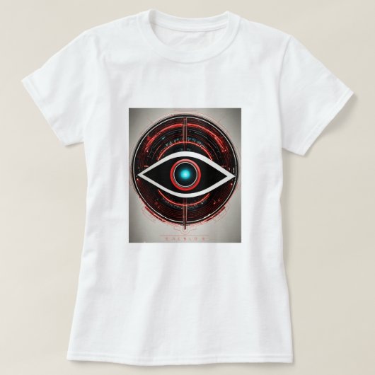 Technologisch oog – futuristisch grafisch T-shirt" T-shirt (Design voorkant)