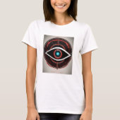 Technologisch oog – futuristisch grafisch T-shirt" T-shirt (Voorkant)