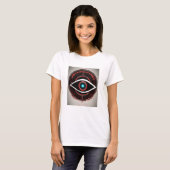 Technologisch oog – futuristisch grafisch T-shirt" T-shirt (Voorkant volledig)