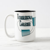 Technologisch uitgedaagde Mok Humor (Links)