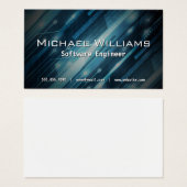 Technology Background Software Engineer Visitekaartje (Voorkant /achterkant)