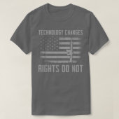 Technology Changes Rights Do Not 2nd Amendment 572 T-shirt (Design voorkant)