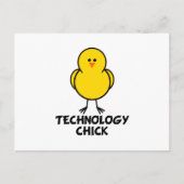 Technology Chick Briefkaart (Voorkant)