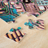 Technology Circuit Board Legpuzzel (Zijkant)