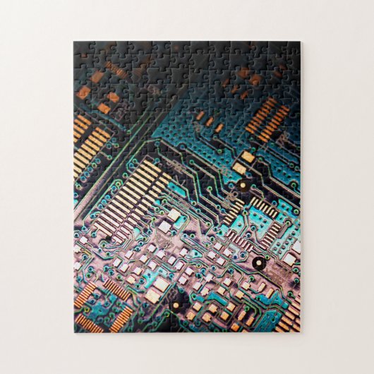 Technology Circuit Board Legpuzzel (Verticaal)