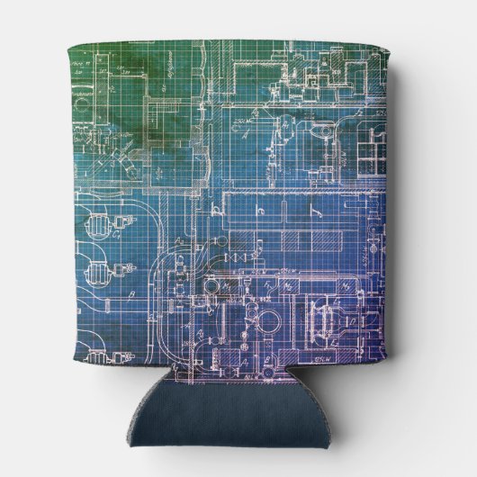 Technology Engineer blauwdruk Blikjeskoeler (Achterkant)