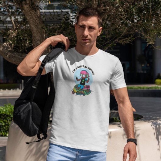 Technology Girl Selfie T-shirt