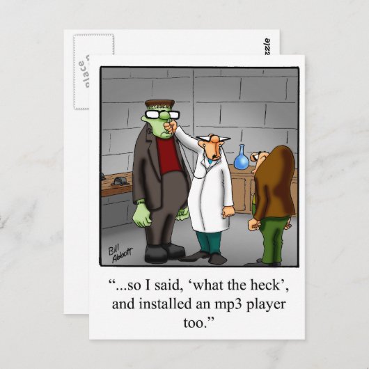 Technology Humor Briefkaart (Voorkant / Achterkant)