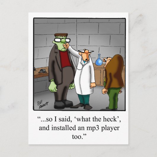 Technology Humor Briefkaart (Voorkant)