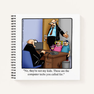 Technology Humor Spiral Notitieboek