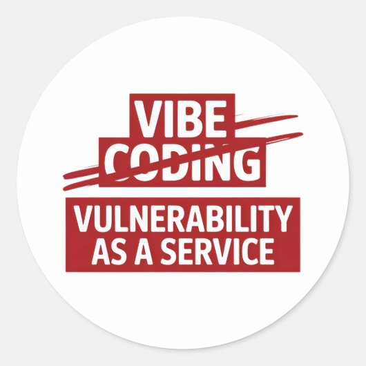 technology internet coding funny ronde sticker (Voorkant)