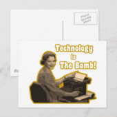 technology_is_the_bom briefkaart (Voorkant / Achterkant)