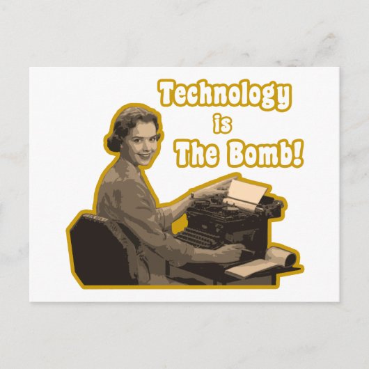 technology_is_the_bom briefkaart (Voorkant)