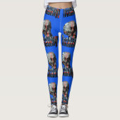 Technology Minded Skull Logo, Leggings (Voorkant)