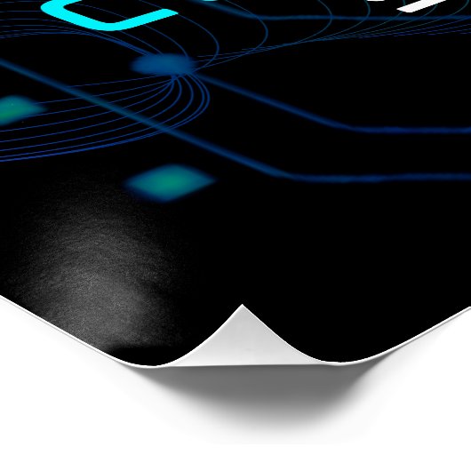 technology tech Progress Perfect Poster (Hoek)