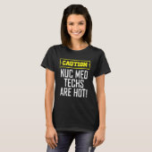Technoloog op het gebied van nucleaire geneeskunde t-shirt (Voorkant volledig)