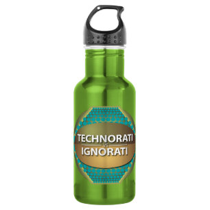 Technorati vs Ignorati Waterfles