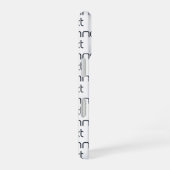 Technotext Techno Text Logo iPhone 16 Hoesje (Rechterkant)