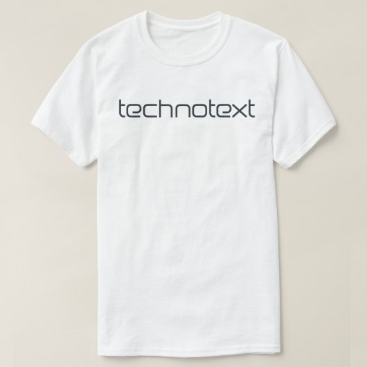Technotext Techno Text T-shirt (Design voorkant)