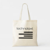 Technotext Tote Bag (Achterkant)