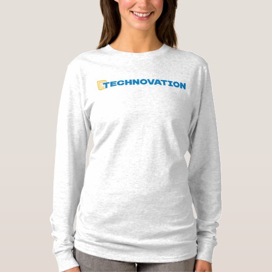 Technovation Logo Women's Long Meve Shirt (Voorkant)
