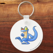 Techo Blue Sleutelhanger (Voorkant)