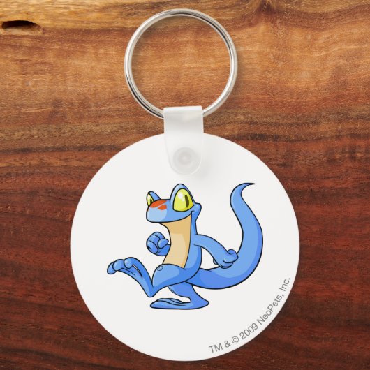 Techo Blue Sleutelhanger (Voorkant)