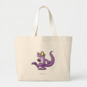 Techo Paars Grote Tote Bag (Voorkant)