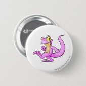 Techo Pink Ronde Button 5,7 Cm (Voorkant /achterkant)