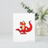 Techo Red Briefkaart (Staand voorkant)