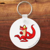 Techo Red Sleutelhanger (Voorkant)