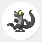 Techo Shadow Ronde Sticker (Voorkant)