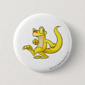 Techo Yellow Ronde Button 5,7 Cm (Voorkant)