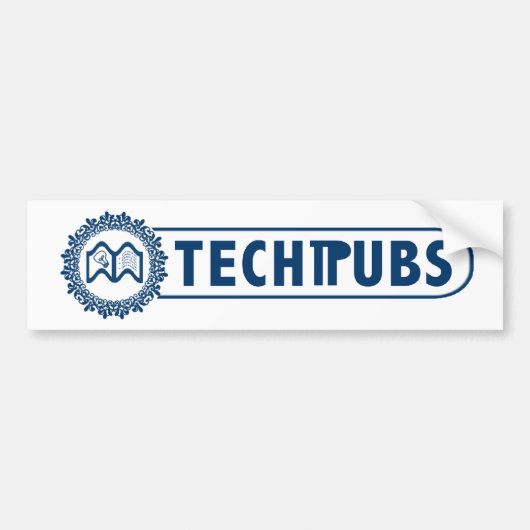 Techpubs Bumpersticker (Voorkant)