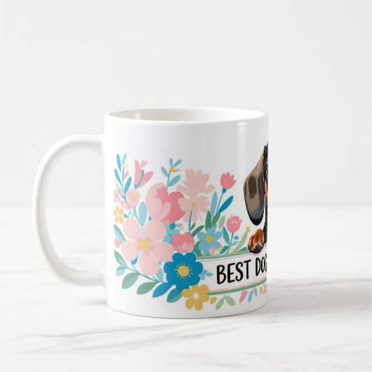 Teckel Beste Hond Mama Ooit Koffiemok (Links)