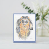 teckel-briefkaart briefkaart (Staand voorkant)