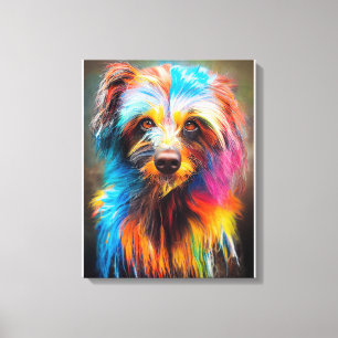 Teckel Dog Pet Leuke Schattige Dierenmetgezel Canvas Afdruk