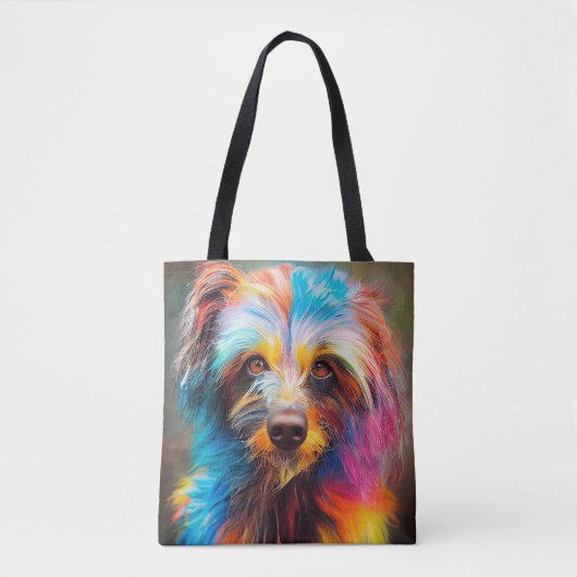 Teckel Dog Pet Leuke Schattige Dierenmetgezel Tote Bag (Voorkant)