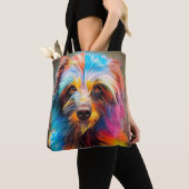 Teckel Dog Pet Leuke Schattige Dierenmetgezel Tote Bag (Dichtbij)