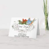 Teckel Doxie Pair Kerst Kaart (Achterkant)