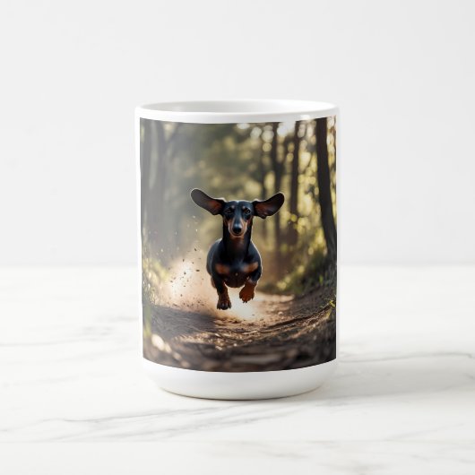 Teckel Elegante Koffie Mok (Center)