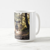 Teckel Elegante Koffie Mok (Voorkant rechts)