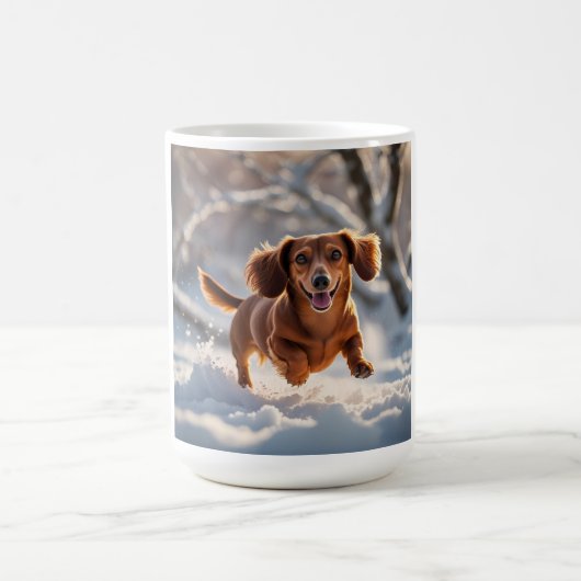 Teckel Elegante Koffie Mok (Center)