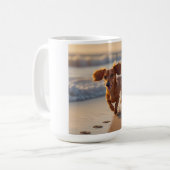 Teckel Elegante Koffie Mok (Voorkant links)