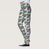 Teckel en Argyle Leggings (Links)