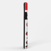Teckel en Rode Hart Valentijn Waterverf Case-Mate iPhone Case (Achterkant/rechts)